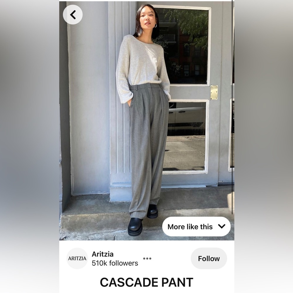 Aritzia cascade pant